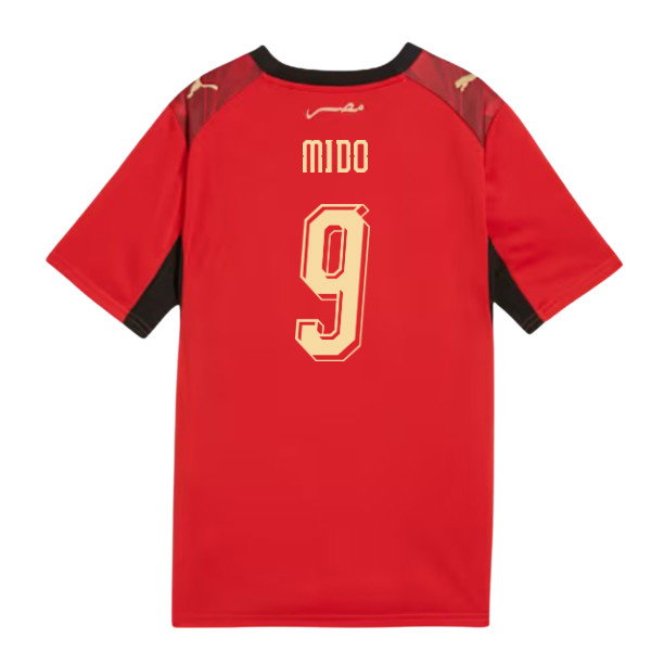 2026-2027 Egypt Home Shirt (Kids) (Mido 9)-SoccerKits Hub | Buy Soccer Jerseys Online